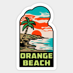 Orange Beach Alabama AL Sticker